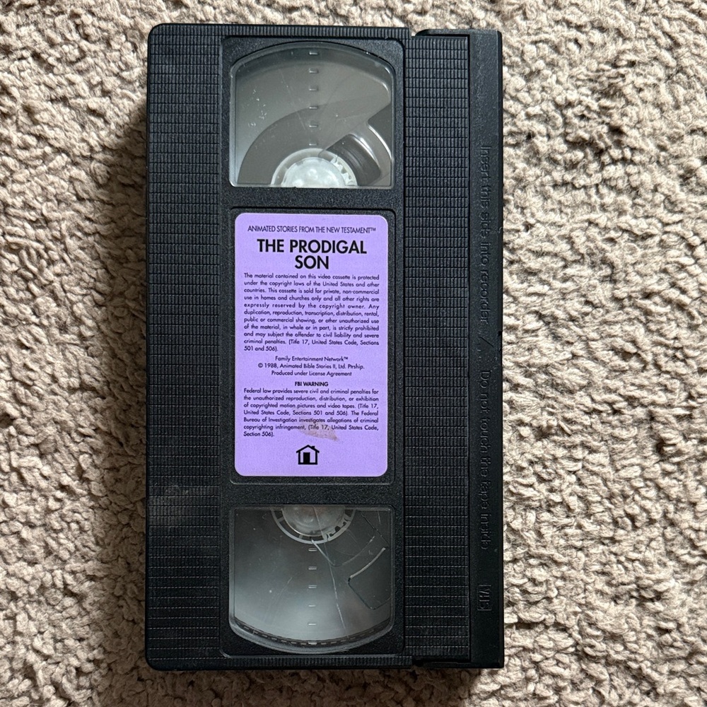Animated Stories From The New Testament The Prodigal Son VHS